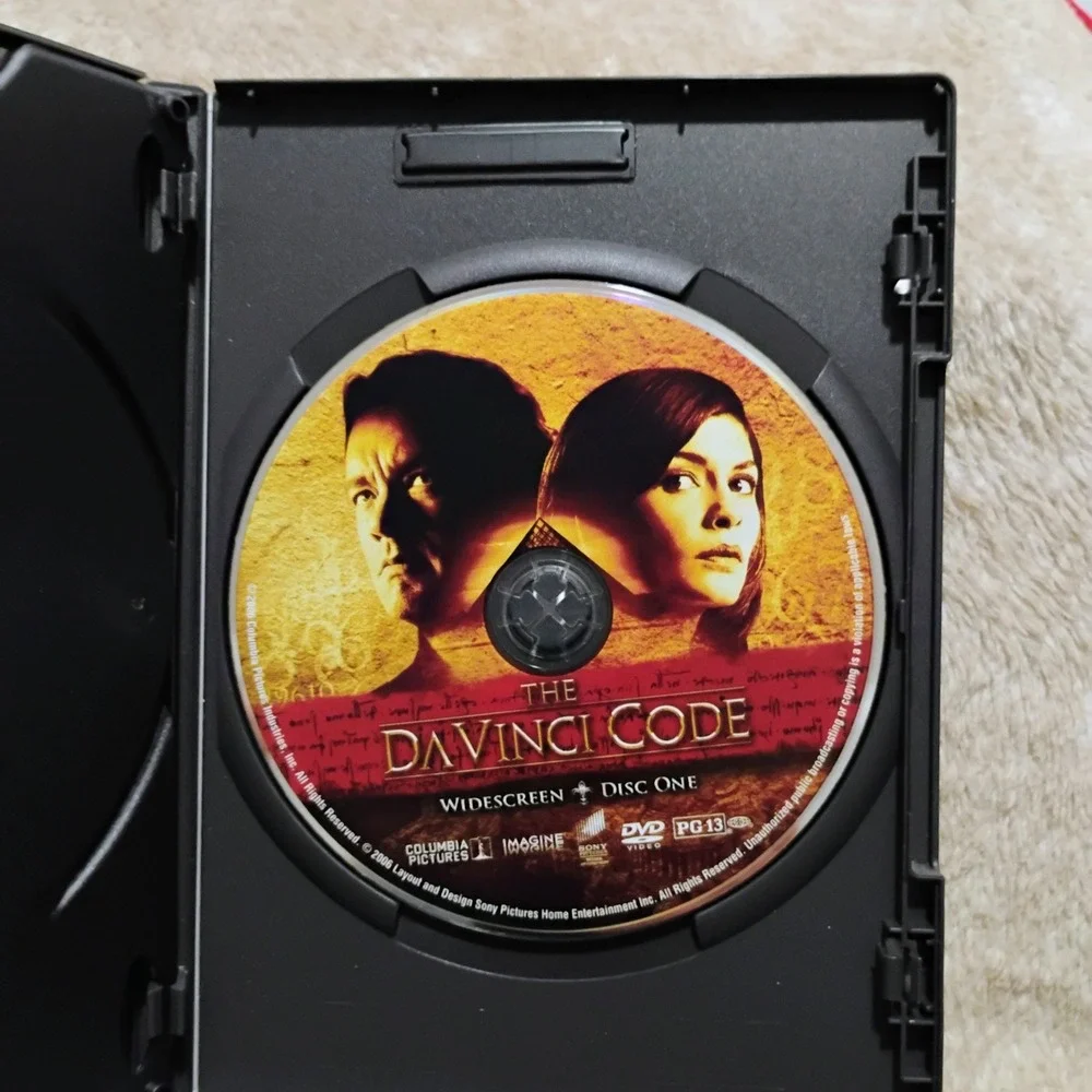 The Da Vinci Code DVD 2-Disc Widescreen Special Edition Tom Hanks Mystery Movie